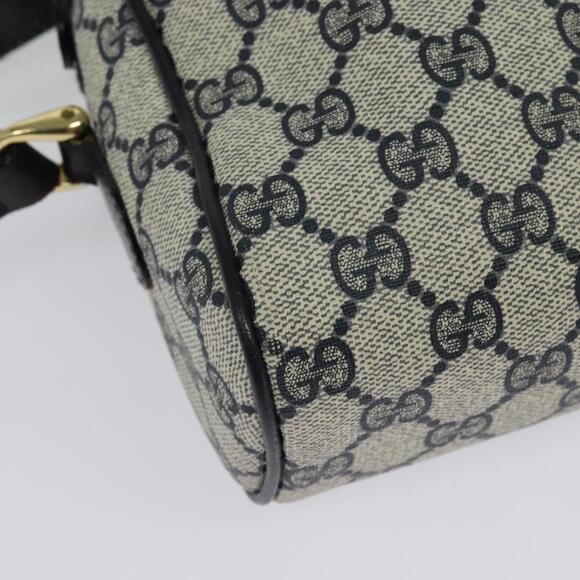 GUCCI GG Supreme Sherry Line Shoulder Bag Pvc Navy Gold 001 4071 5 - Picture 12 of 16
